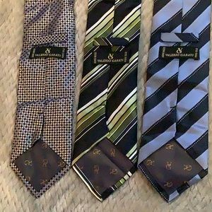 Valerio Garati ties 100%silk bundle of 3